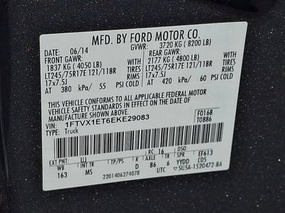 2014 Ford F-150 XLT w/HD Payload Pkg