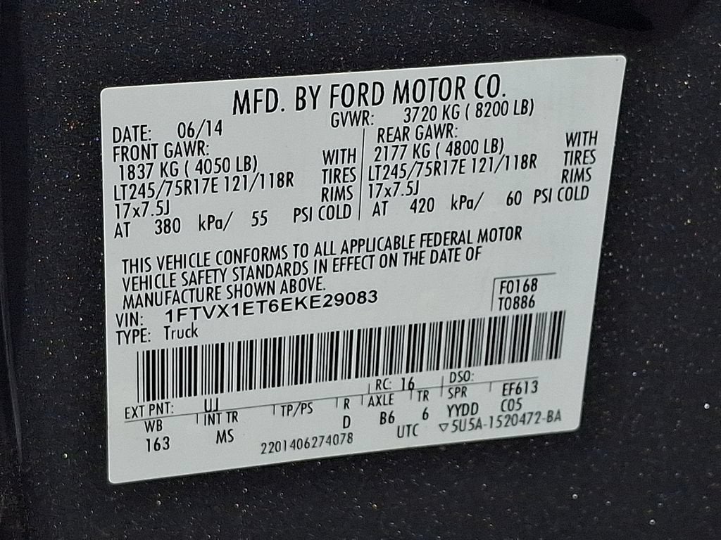 2014 Ford F-150 XLT w/HD Payload Pkg