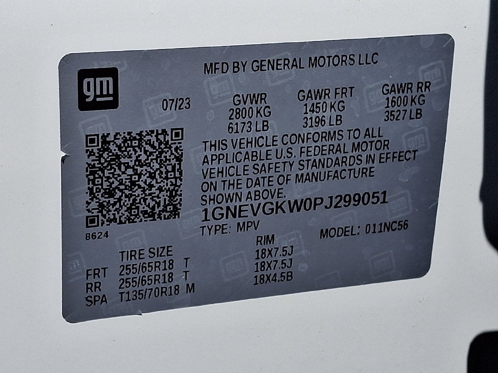 2023 Chevrolet Traverse LT Cloth