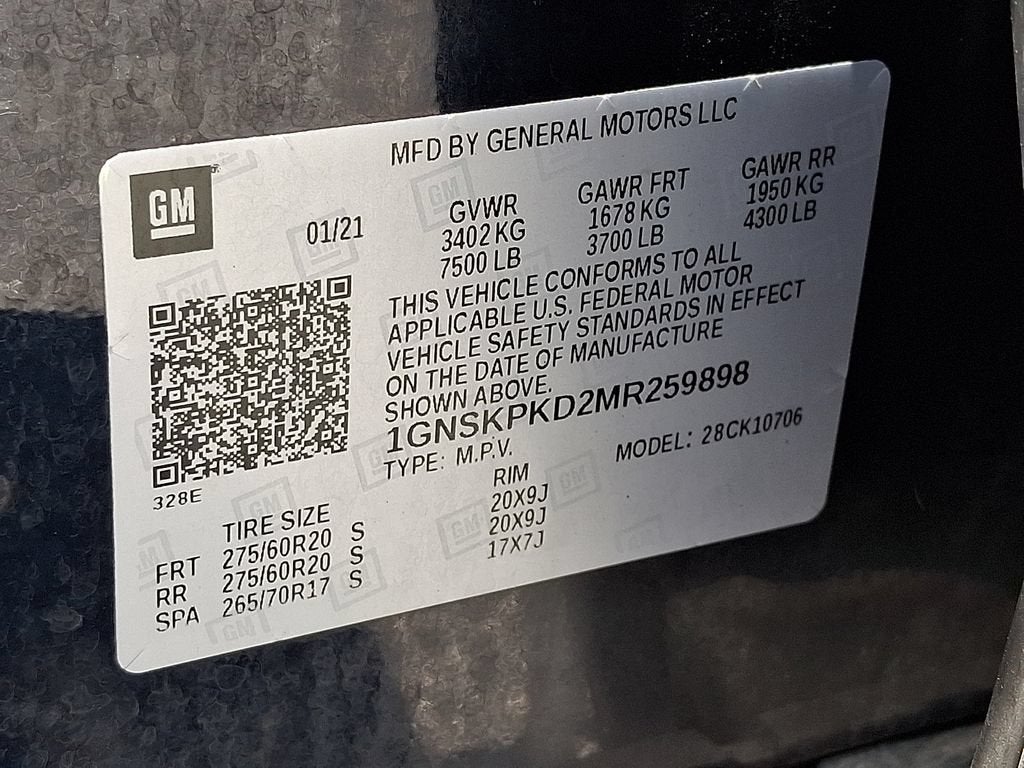 2021 Chevrolet Tahoe Z71