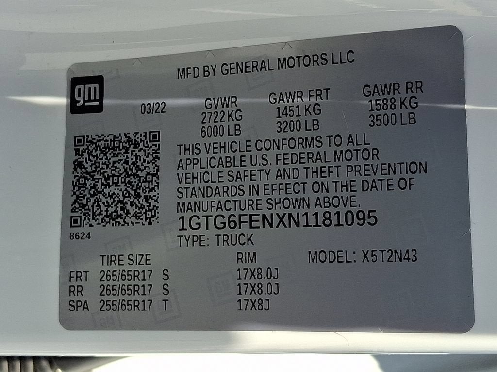 2022 GMC Canyon AT4 - Cloth