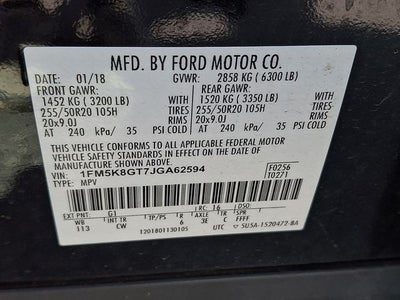 2018 Ford Explorer Sport