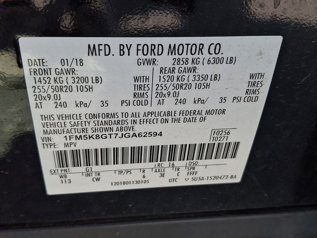 2018 Ford Explorer Sport