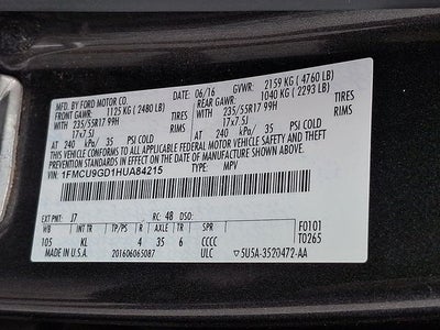 2017 Ford Escape SE