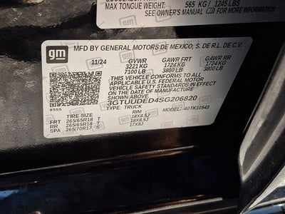 2025 GMC Sierra 1500 SLT