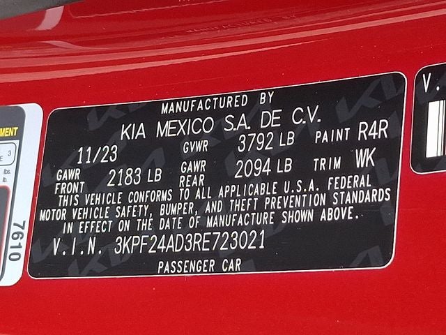 2024 Kia Forte LXS