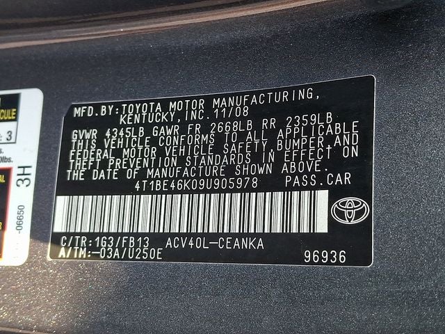 2009 Toyota Camry LE