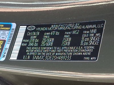 2025 Hyundai Tucson SEL Convenience