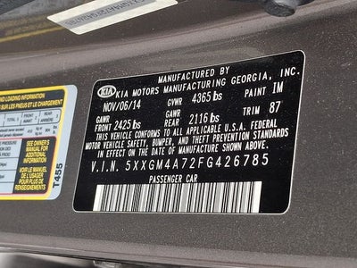 2015 Kia Optima LX