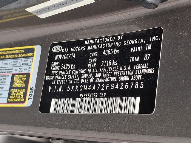 2015 Kia Optima LX