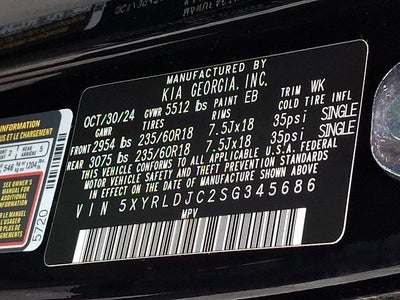 2025 Kia Sorento S