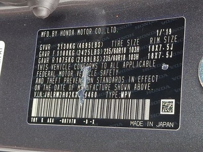 2019 Honda CR-V EX-L