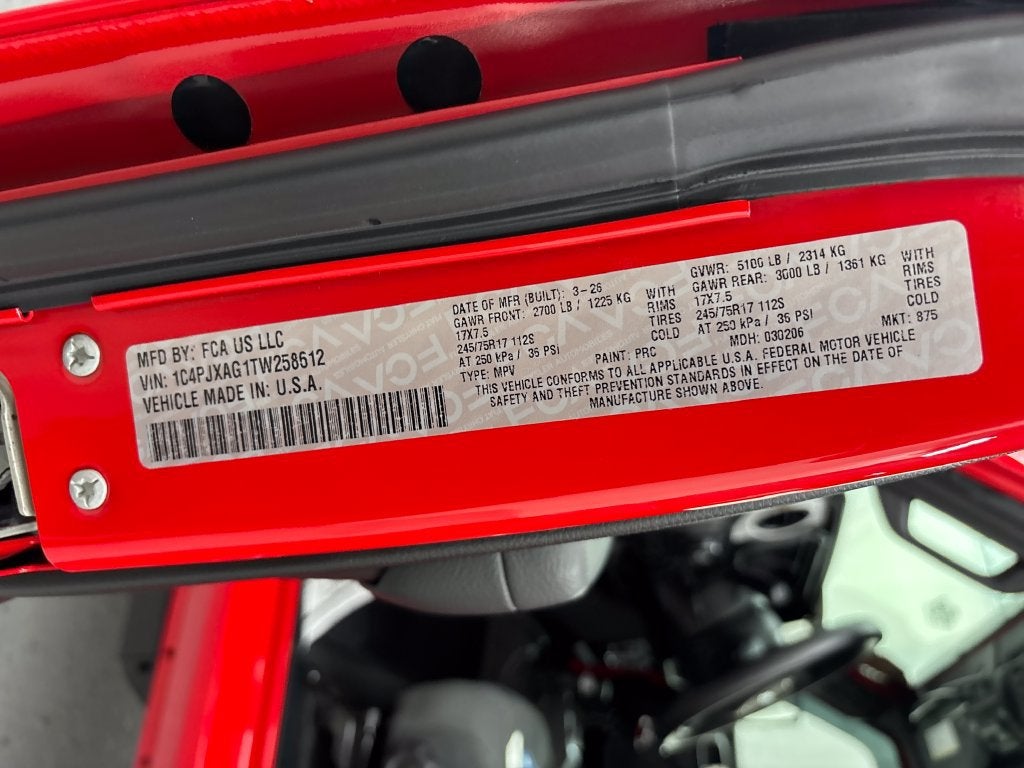 2026 Jeep Wrangler Sport