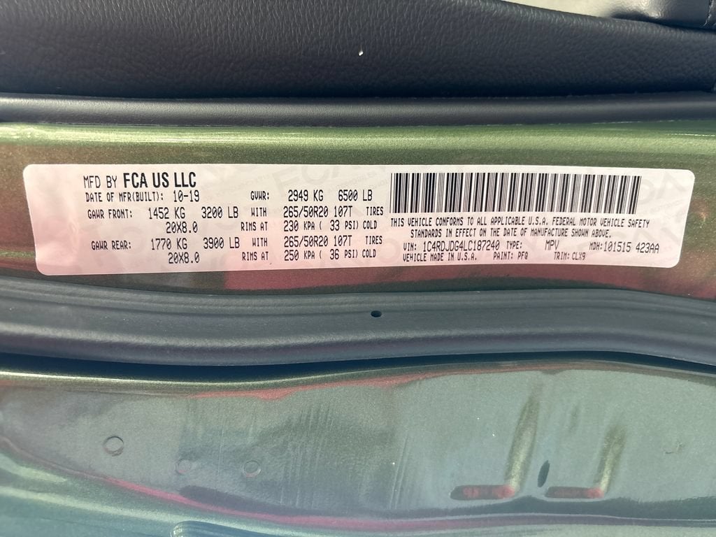 2020 Dodge Durango GT Plus