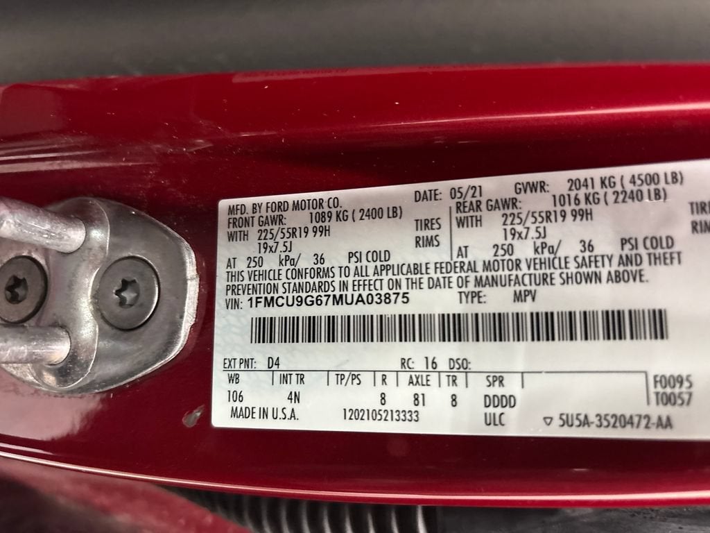 2021 Ford Escape SE