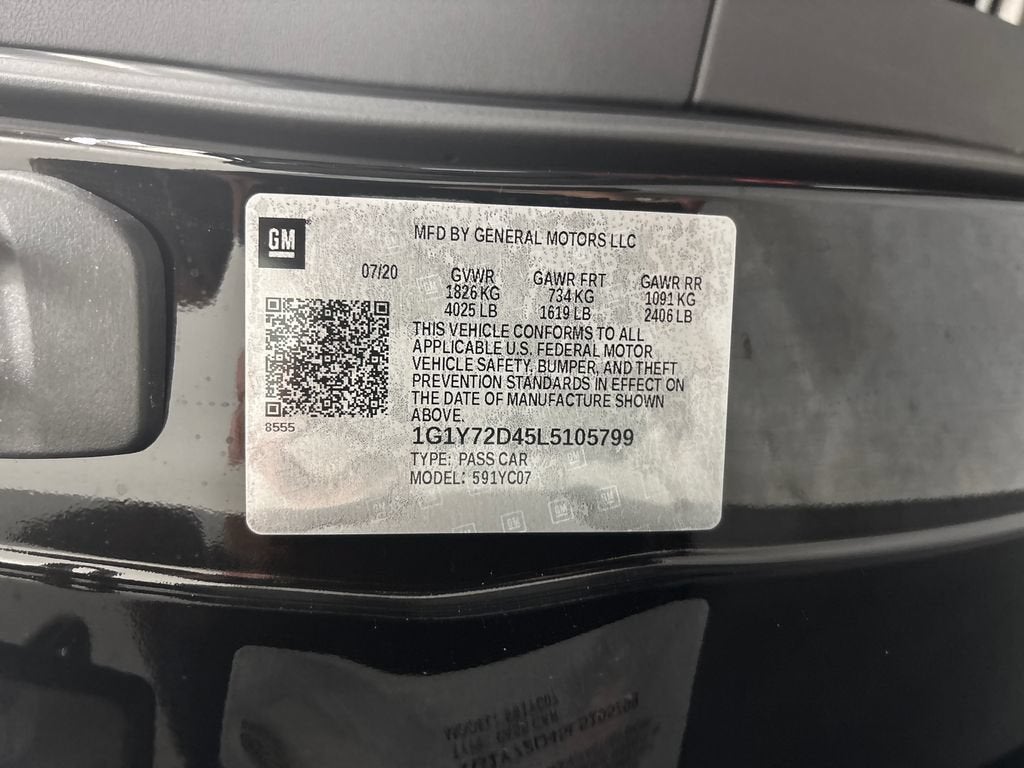 2020 Chevrolet Corvette Stingray 2LT