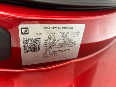 2023 Chevrolet Corvette Stingray 2LT