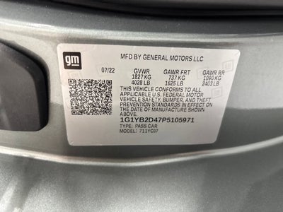 2023 Chevrolet Corvette Stingray 2LT