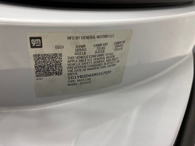 2024 Chevrolet Corvette Stingray 2LT