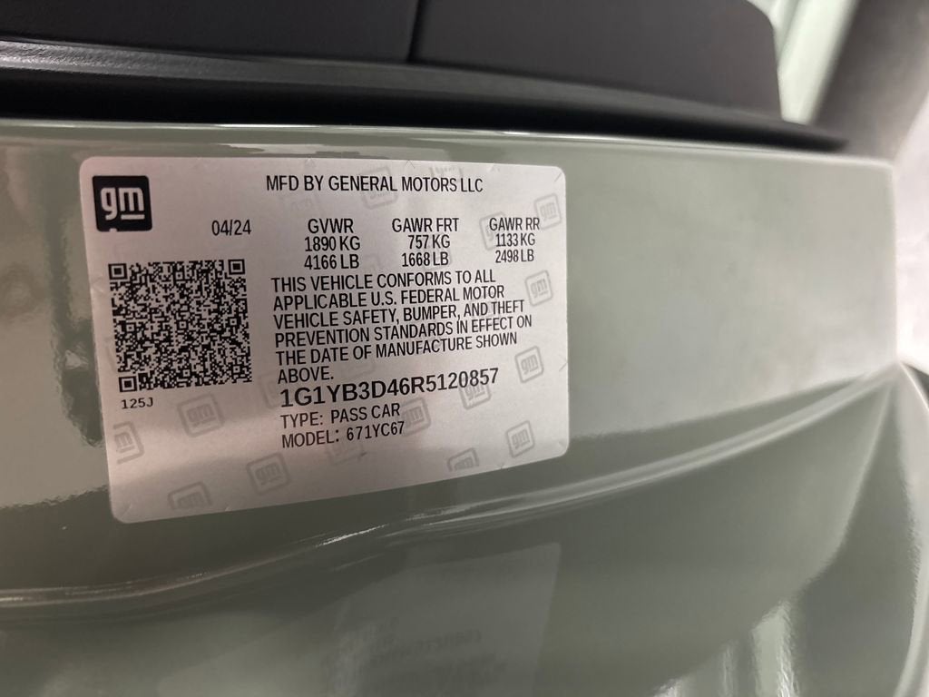 2024 Chevrolet Corvette Stingray 2LT