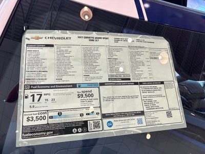 2027 Chevrolet Corvette Grand Sport 3LT