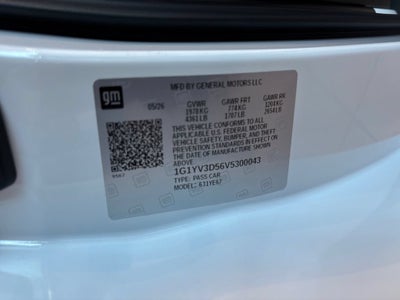 2027 Chevrolet Corvette Grand Sport 3LT
