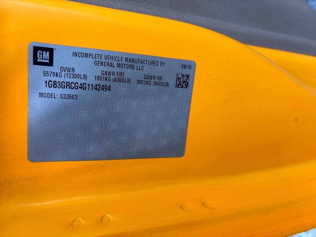 2016 Chevrolet Express Cutaway 3500 3500 Van 139"