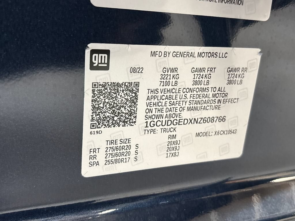 2022 Chevrolet Silverado 1500 LTZ