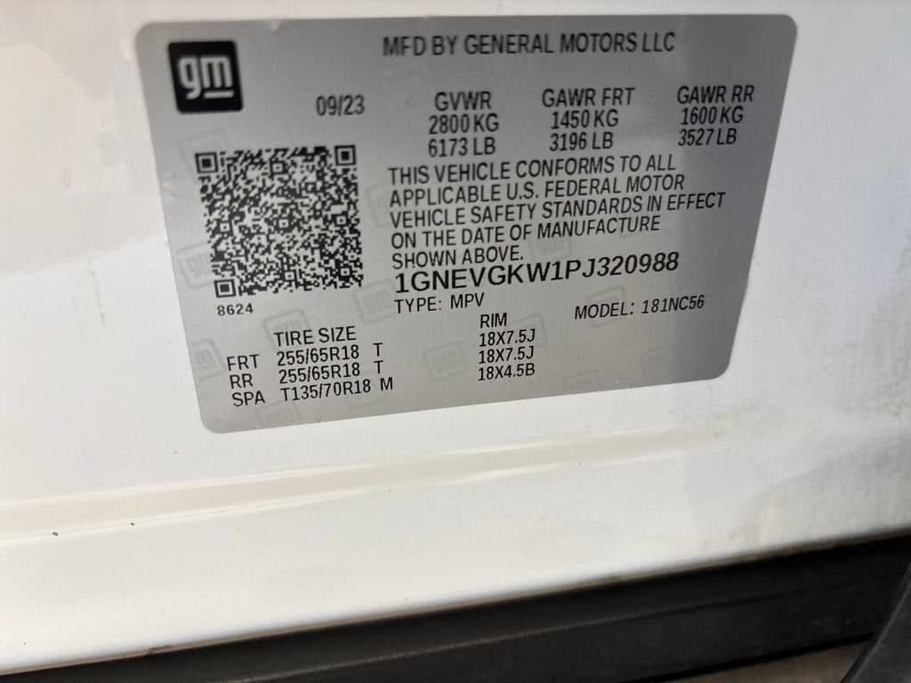 2023 Chevrolet Traverse LT Cloth
