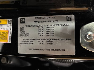 2025 Chevrolet Tahoe RST