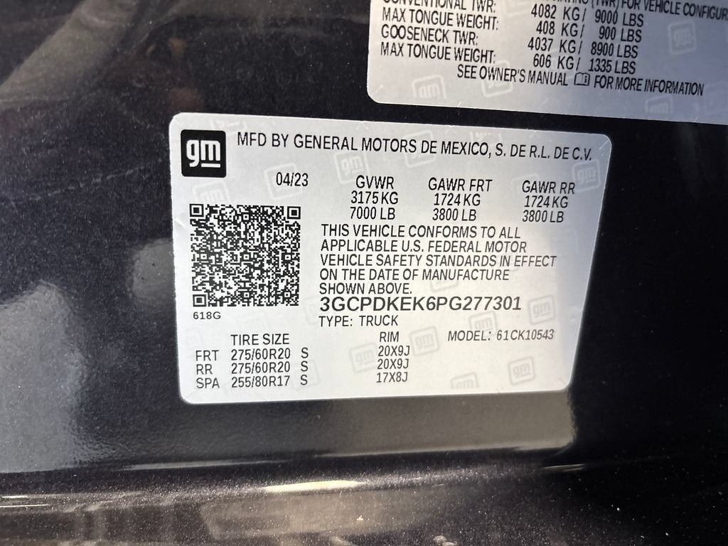2023 Chevrolet Silverado 1500 LT (2FL)