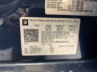 2021 Chevrolet Silverado 1500 LT Trail Boss