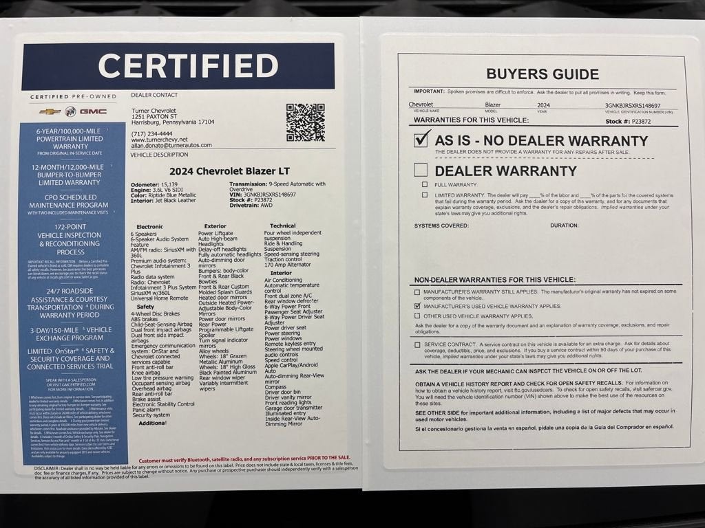 2024 Chevrolet Blazer 3LT