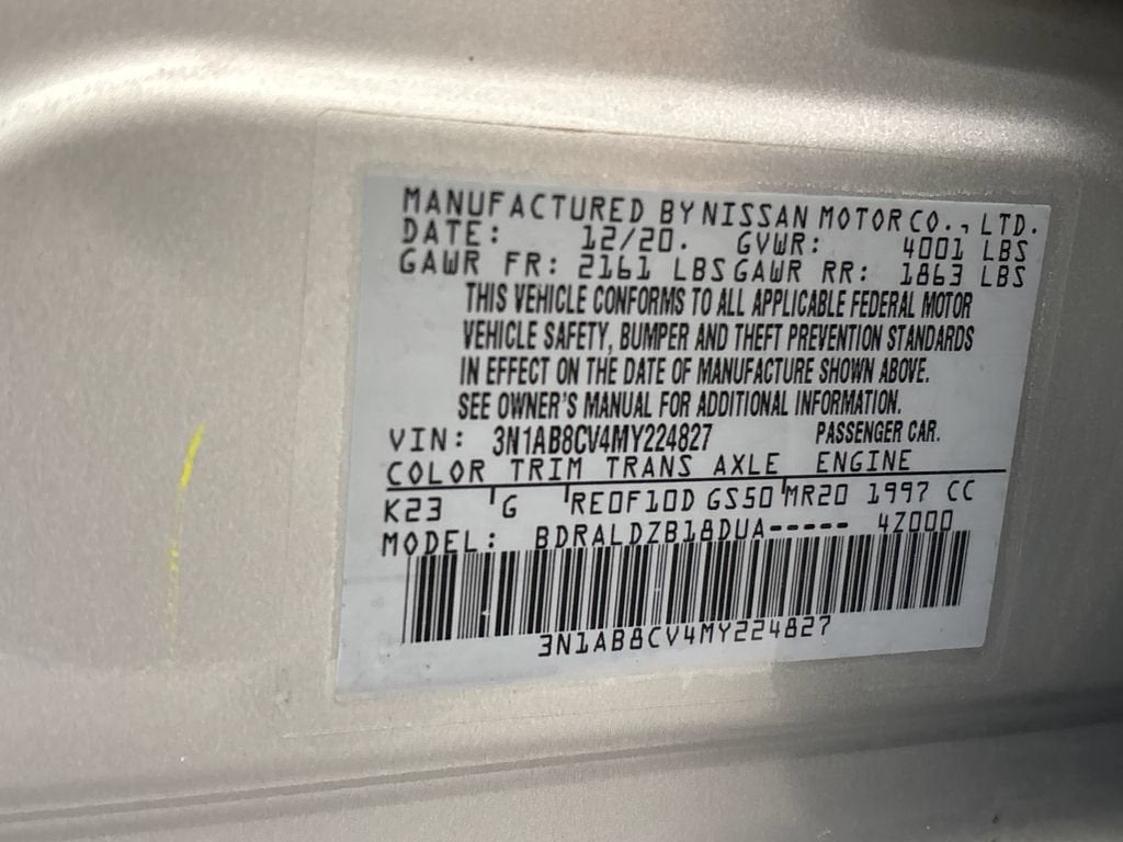 2021 Nissan Sentra SV