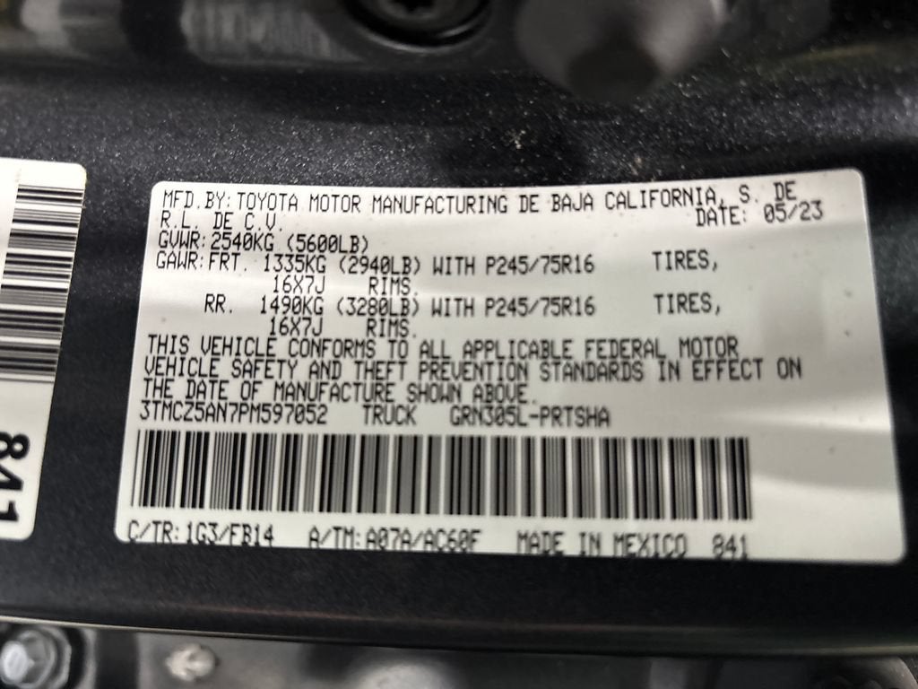 2023 Toyota Tacoma 4WD SR