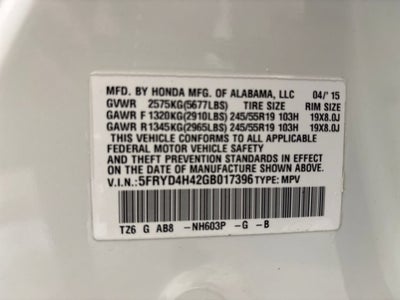 2016 Acura MDX w/Tech