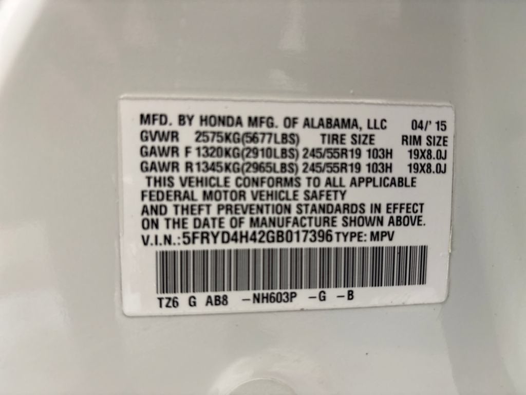 2016 Acura MDX w/Tech
