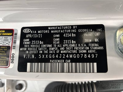 2021 Kia K5 GT-Line