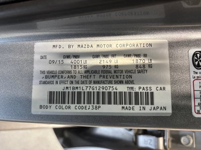 2016 Mazda Mazda3 i Touring
