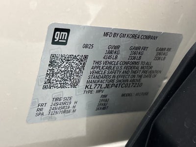 2026 Chevrolet Trax 2RS