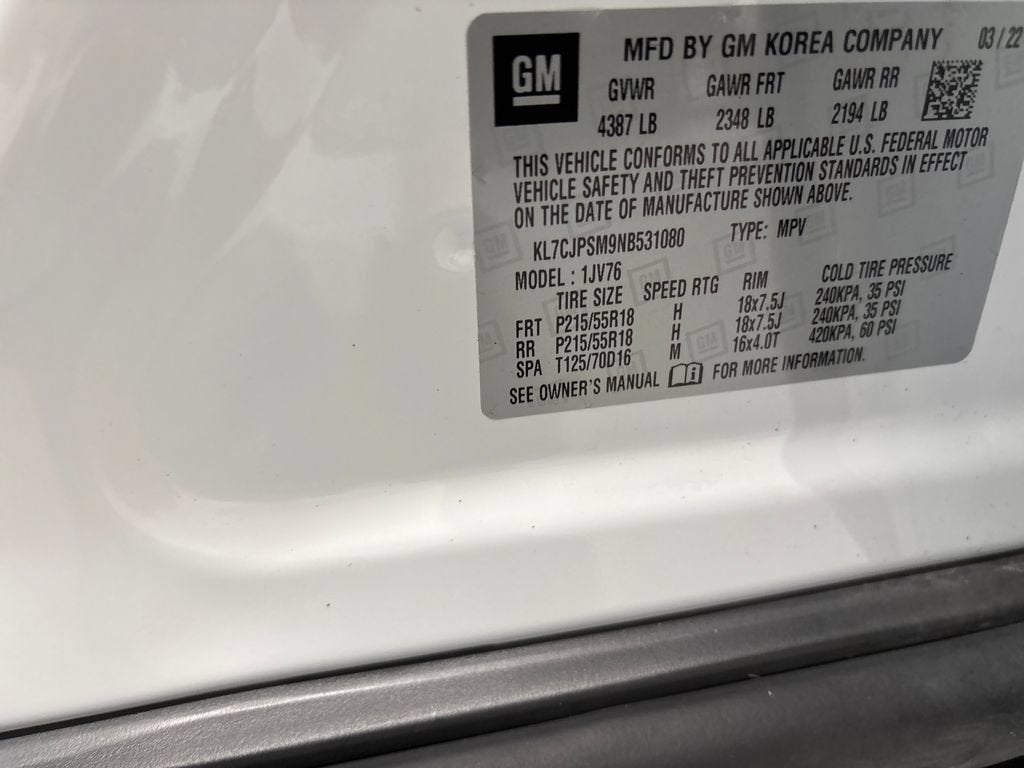 2022 Chevrolet Trax LT